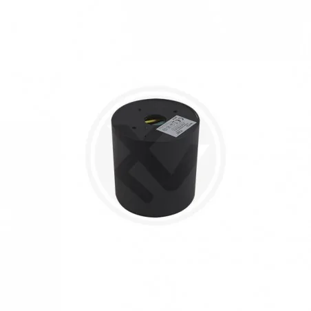 Oprawy-sufitowe-stale - okrągła czarna oprawa natynkowa ip54 gu10 7297 lvt 