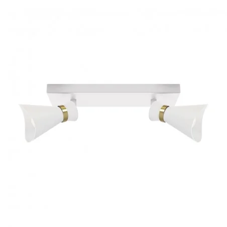 Lampy-sufitowe - spot oświetleniowy sufitowo-ścienny 2xe14 loreta spt 04220 ideus 