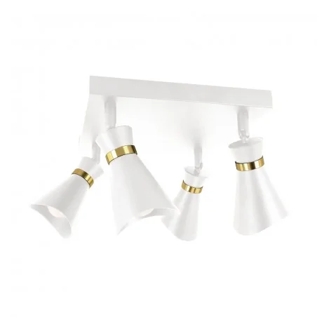 Lampy-sufitowe - lampa sufitowa spot poczwórny 4xe14 loreta spt 04321 ideus 