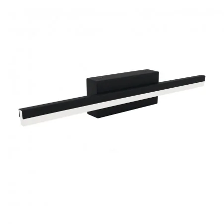 Kinkiety-lazienkowe - czarna lampa ścienna do łazienki ip44 led 9w 4000k aspen 04323 ideus 