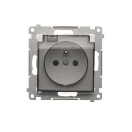 Strona-glowna - gniazdo pojedyncze do wersji ip44 bez uszczelki klapka transparentna 16a 250v zaciski śrubowe biały dgz1buz.01/11a simon 54 