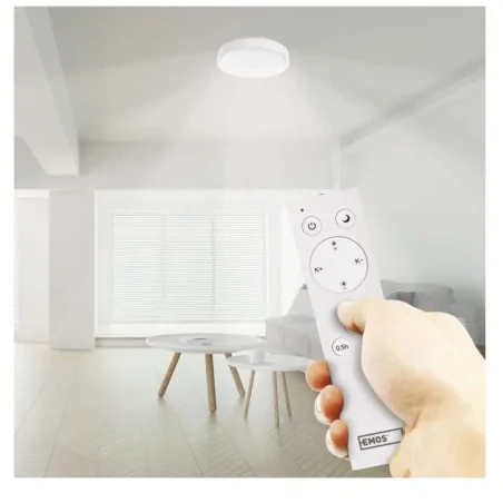 Plafony - plafon sterowany aplikacją gosmart natynkowa led 30w rgb ściemnialna wi-fi  zm5191 emos 