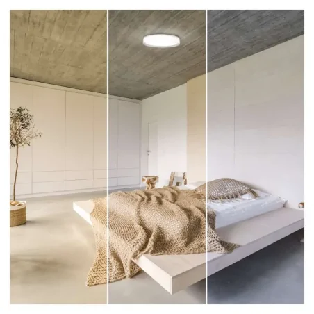 Plafony - plafon sterowany aplikacją gosmart natynkowa led 30w rgb ściemnialna wi-fi  zm5191 emos 