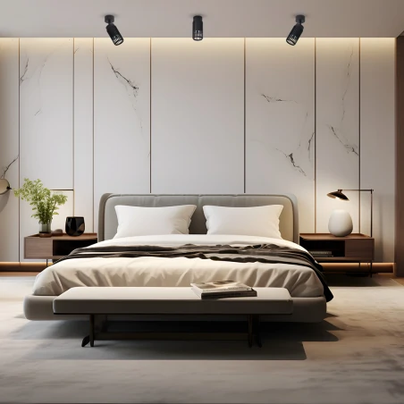 Oprawy-sufitowe-stale - ml0294 vertical nowoczesna loftowa czarna tuba sufitowa ruchoma gu10 eko-light 