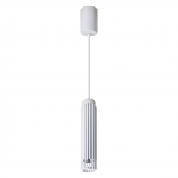Lampy-sufitowe - ml308 loftowa tuba lampa wisząca nad wyspę kuchenną biała gu10 vertical eko-light
