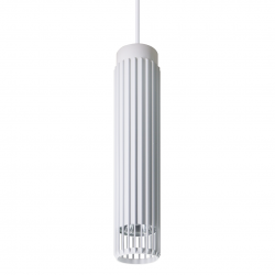 Lampy-sufitowe - ml308 loftowa tuba lampa wisząca nad wyspę kuchenną biała gu10 vertical eko-light 