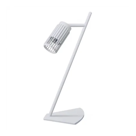 Lampki-biurkowe - ml309 loftowa minimalistyczna biała lampka na biurko gu10 vertical eko-light 