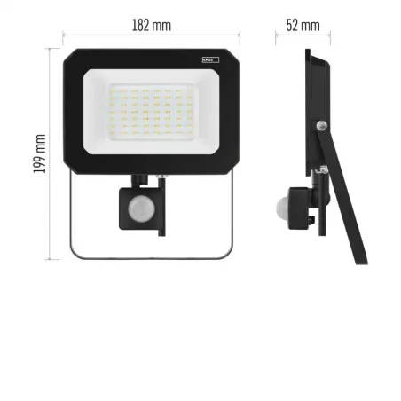 Naswietlacze-z-czujnikiem-ruchu - zs2343 naświetlacz led 50w neutralna biel z czujnikiem pir simpo emos 