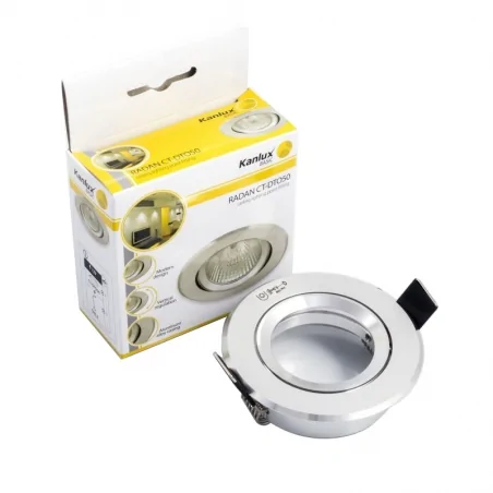 Oprawy-sufitowe-ruchome - okrągła sufitowa oprawa punktowa aluminium radan ct-dto50 kanlux 