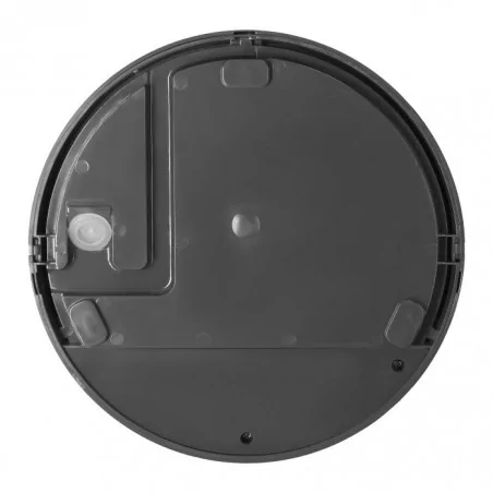 Kinkiety-ogrodowe - ad-op-6112glpmr4 okrągły plafon led szary na zewnątrz z czujnikiem ruchu 15w 4000k ip54 agat orno 