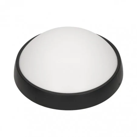 Oprawy-hermetyczne-led - or-op-6021lpm3 czarna oprawa ogrodowa zewnętrzna ip54 gładka rubin 8w led 3000k orno 