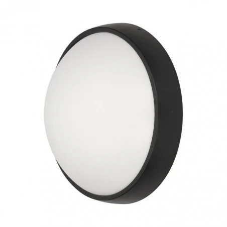 Oprawy-hermetyczne-led - or-op-6021lpm3 czarna oprawa ogrodowa zewnętrzna ip54 gładka rubin 8w led 3000k orno 