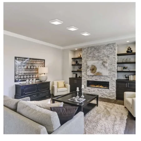 Oswietlenie-sufitowe - zm6145 oświetlenie led natynkowy kwadrat 21w neutralna biel nexxo emos 