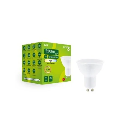 Gwint-trzonek-gu10 - ciepła żarówka led gu10 1,5w 3000k mr006ww inq 