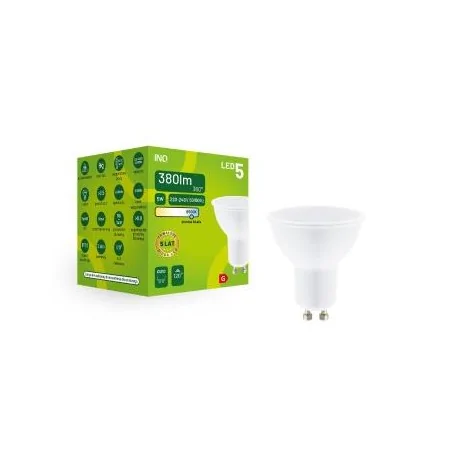 Gwint-trzonek-gu10 - zimna żarówka led gu10 5w 6500k mr024cw inq 