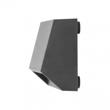 Kinkiety-ogrodowe - kinkiet ścienny zewnętrzny elewacyjny led ciemnoszary 1,5w enye ad-op-6190l4 adviti 