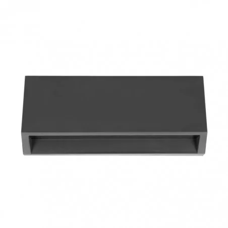 Kinkiety-ogrodowe - kinkiet elewacyjny led na zewnątrz domu grafitowy enye ad-op-6191l4 adviti 