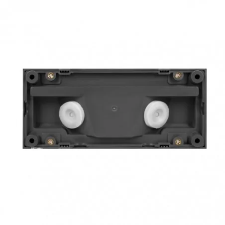 Kinkiety-ogrodowe - kinkiet elewacyjny led na zewnątrz domu grafitowy enye ad-op-6191l4 adviti 