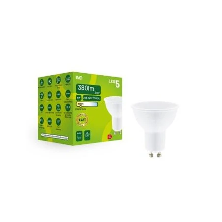 Gwint-trzonek-gu10 - żarówka led gu10 6w zimna 6500lm mr034cw inq 