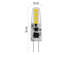 Gwint-trzonek-g4 - zq8621.2 dwie żarówki led g4 1,9w-21w 200lm neutralna biel classic jc emos 