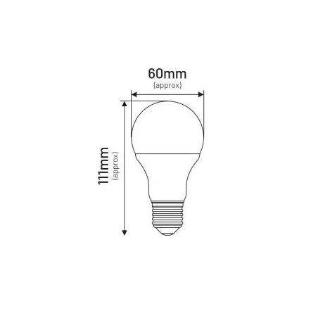 Gwint-trzonek-e27 - żarówka led e27 mleczna 10w neutralna 4000k ela034nw inq 