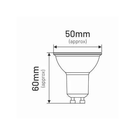 Gwint-trzonek-gu10 - żarówka led gu10 6w ciepła 3000k mr16 mr034ww inq 
