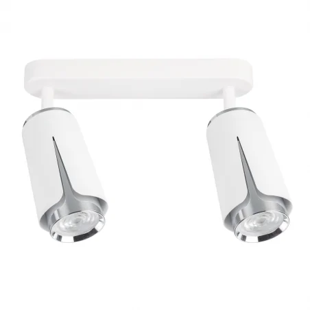 Lampy-sufitowe - ml0273 podwójna lampa sufitowa listwa 36cm 2xgu10 flower eko-light 