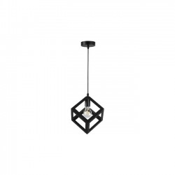 Oswietlenie-sufitowe - czarna geometryczna lampa sufitowa e27 cube 4202 lvt 