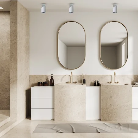 Lampy-sufitowe - ml0285 biała tuba oświetleniowa sufitowa 1xgu10 neo eko-light 