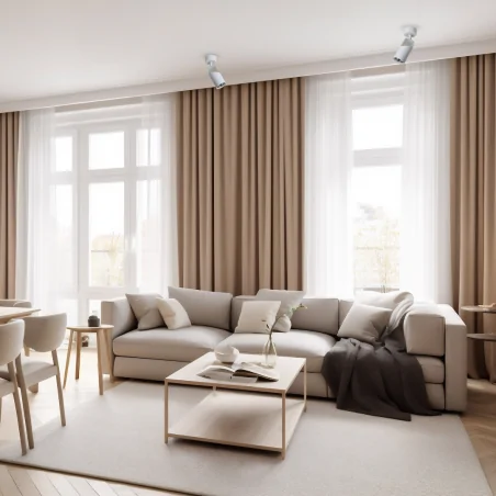 Lampy-sufitowe - ml0287 pojedynczy spot oświetleniowy biały 1xgu10 neo eko-light 