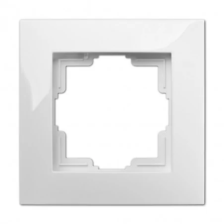 Ramki-pojedyncze - biała ramka pojedyncza do serii carla 1771-00 elektro-plast 