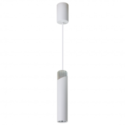 Lampy-sufitowe - ml0291 biała lampa wisząca tuba 50-140cm 1xgu10 neo eko-light