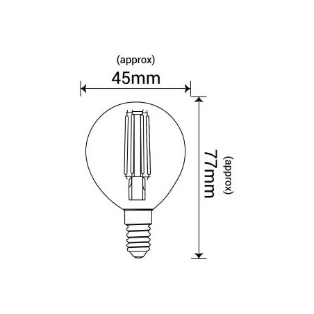Gwint-trzonek-e14 - żarówka led e14 o mocy 5,5w ciepła 3000k 806lm edp020ww inq 