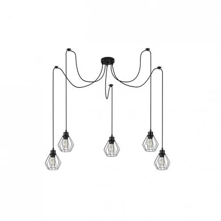 Oswietlenie-sufitowe - nowoczesne oświetlenie sufitowe 5xe27 otto 3963 lvt 