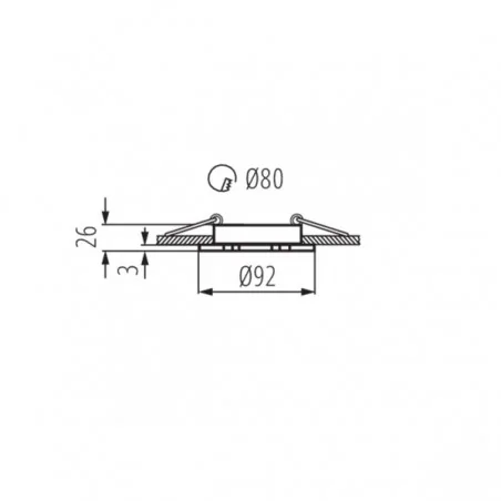 Oprawy-sufitowe - 19457 punktowa oprawa sufitowa czarna seidy ct-dto50-b/m kanlux 
