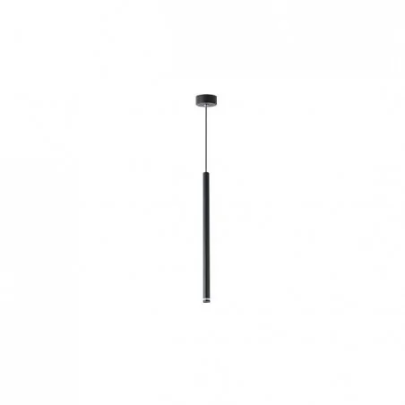 Oswietlenie-sufitowe - czarna lampa sufitowa tuba piero g9 1279 lvt 