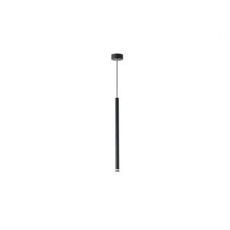 Oswietlenie-sufitowe - czarna lampa sufitowa tuba piero g9 1279 lvt 