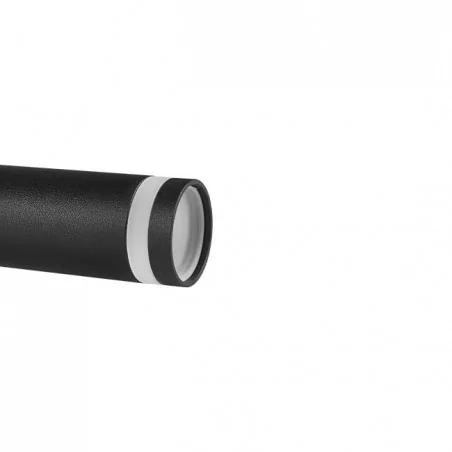 Oswietlenie-sufitowe - czarna lampa sufitowa tuba piero g9 1279 lvt 