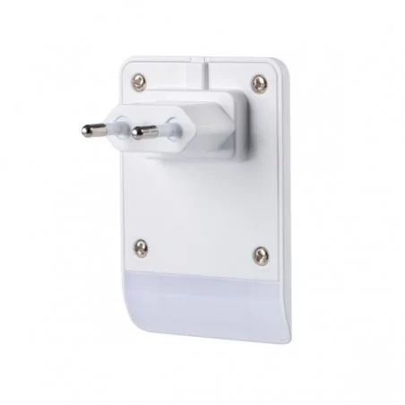 Lampki-do-kontaktu - 37394 biała prosta lampka do kontaktu z czujnikiem zmierzchu 3000k orisa led ww w kanlux 