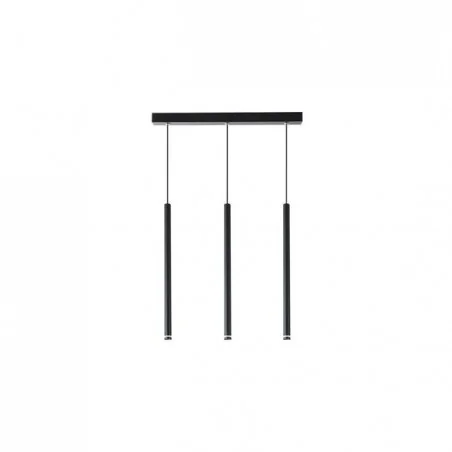 Oswietlenie-sufitowe - czarna lampa sufitowa piero 3xg9 1285 lvt 