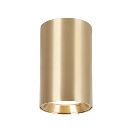 Lampy-sufitowe - ml0383 złota tuba oświetleniowa sufitowa 10cm 1xgu10 genesis eko-light 