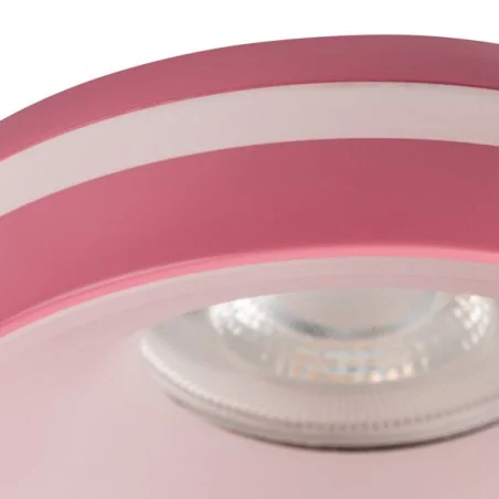 Oprawy-sufitowe-stale - 35297 eliceo dso pk różowe oczko sufitowe do pokoju dziewczynki kanlux 