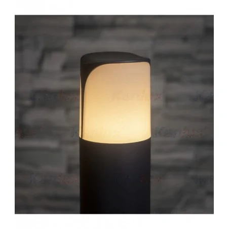 Slupki-ogrodowe - 36541 grafitowy słupek ogrodowy 50 cm e27 preso 50 gr  ip44 kanlux 