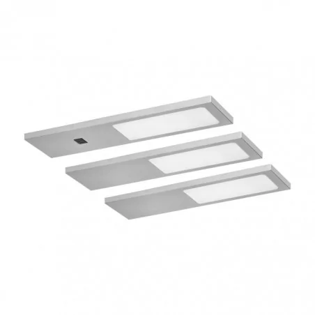 Oprawy-meblowe-podszafkowe - zestaw trzech lampek podszafkowych led z wyłącznikiem bezdotykowym szare 4000k plana ad-om-6477l4/g orno 