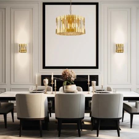 Kinkiety-do-salonu - ml0397 lampa ścienna złota kryształowa 2xe14 ritz eko-light 