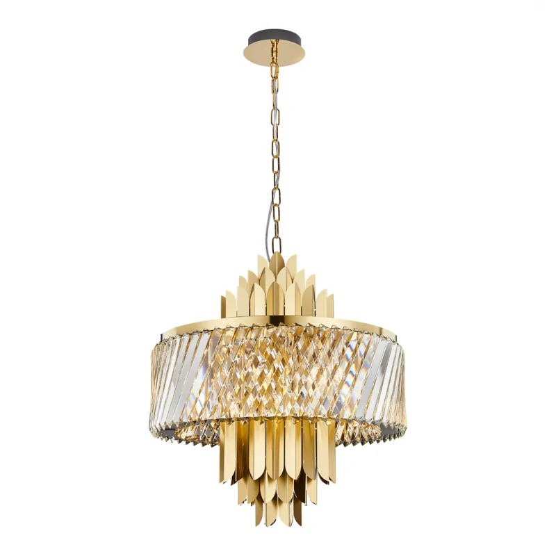 Lampy-sufitowe - ml0409 efektowny żyrandol kryształowy złoty 9xe14 margot eko-light firmy EKO-LIGHT w cenie 2 300,00 zł. Gwarantowana dostawa w ciągu 24h.  Lampy-sufitowe - ml0409 efektowny żyrandol kryształowy złoty 9xe14 margot eko-light firmy EKO-LIGHT