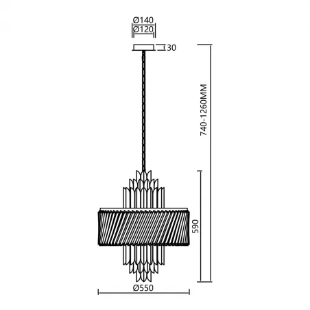 Lampy-sufitowe - ml0409 efektowny żyrandol kryształowy złoty 9xe14 margot eko-light  Lampy-sufitowe - ml0409 efektowny żyrandol kryształowy złoty 9xe14 margot eko-light