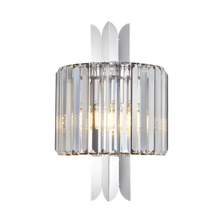 Kinkiety-do-salonu - ml0412 kryształowy kinkiet chromowy 2xe14 margot eko-light 