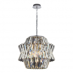 Lampy-sufitowe - ml0402 kryształowy żyrandol na 12 żarówek e14 crown eko-light