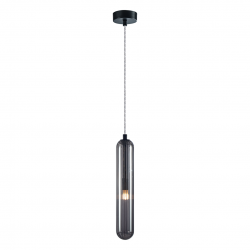 Lampy-sufitowe - ml0337 szklana lampa wisząca podłużna 1xg9 pax eko-light